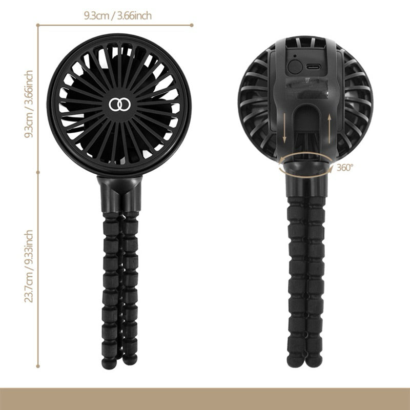 Koopers Baby Stroller Fan | Kipas Baby | Kipas Bayi | Rechargeable Fan | Mobile Fan