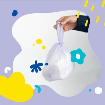 Pikalula Disposable Nappy Bag Scented Biodegradable Diaper Garbage Rubbish Plastic Bag 200s