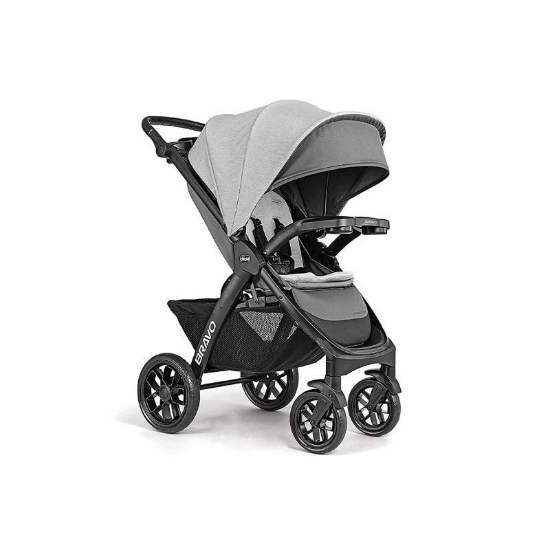 Chicco Bravo LE Trio Travel System with Baby Carrier (Driftwood