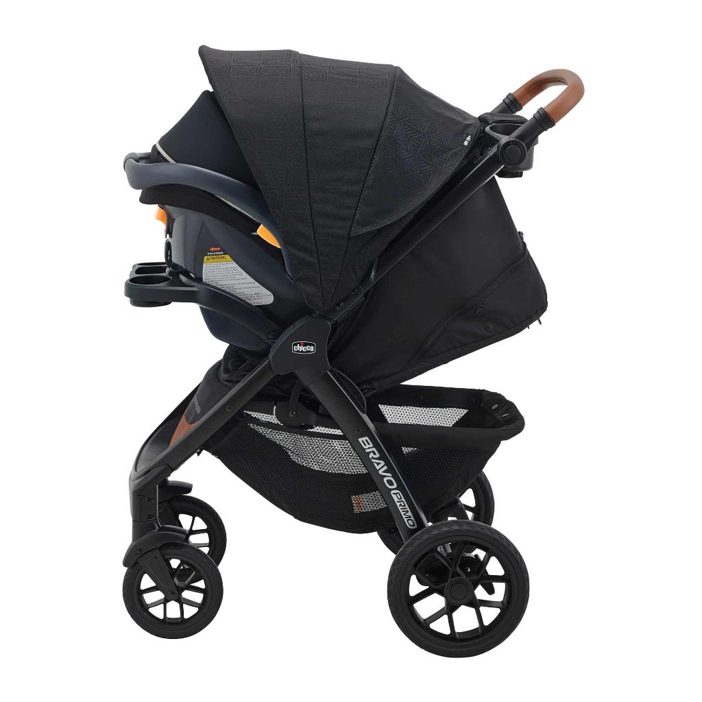Chicco Bravo Primo Travel System with Keyfit 35 Baby Carrier | Full Size Baby Stroller