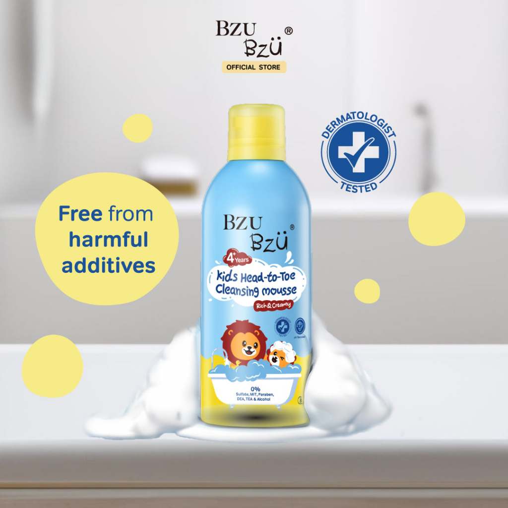 Bzu Bzu Kids Head To Toe Cleaning Mousse