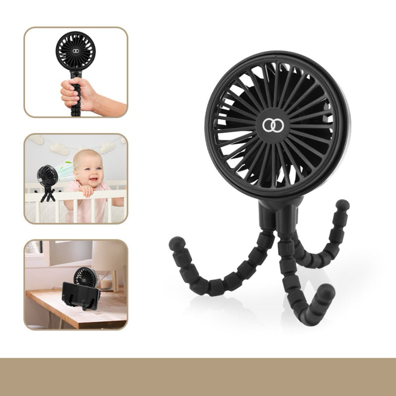Koopers Baby Stroller Fan | Kipas Baby | Kipas Bayi | Rechargeable Fan | Mobile Fan