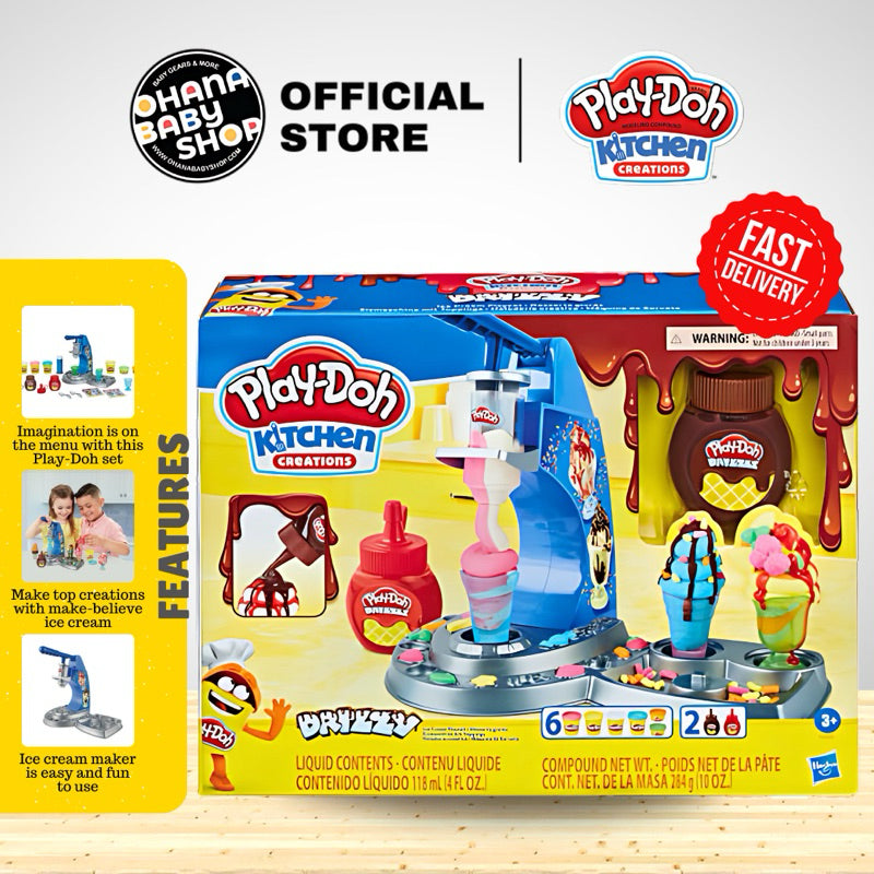 Play-Doh Kitchen Creations Drizzy Ice Cream Playset | Play Doh | PlayDoh