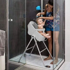 Chicco Bubble Nest Bath Tub with Stand | Reclining Baby Bath Tub Cool Grey