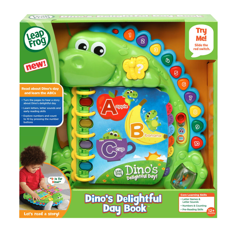 LeapFrog Dino's Delightful Day Book | Baby Toddler Kids Learning Toys | Musical Toys | Leap Frog