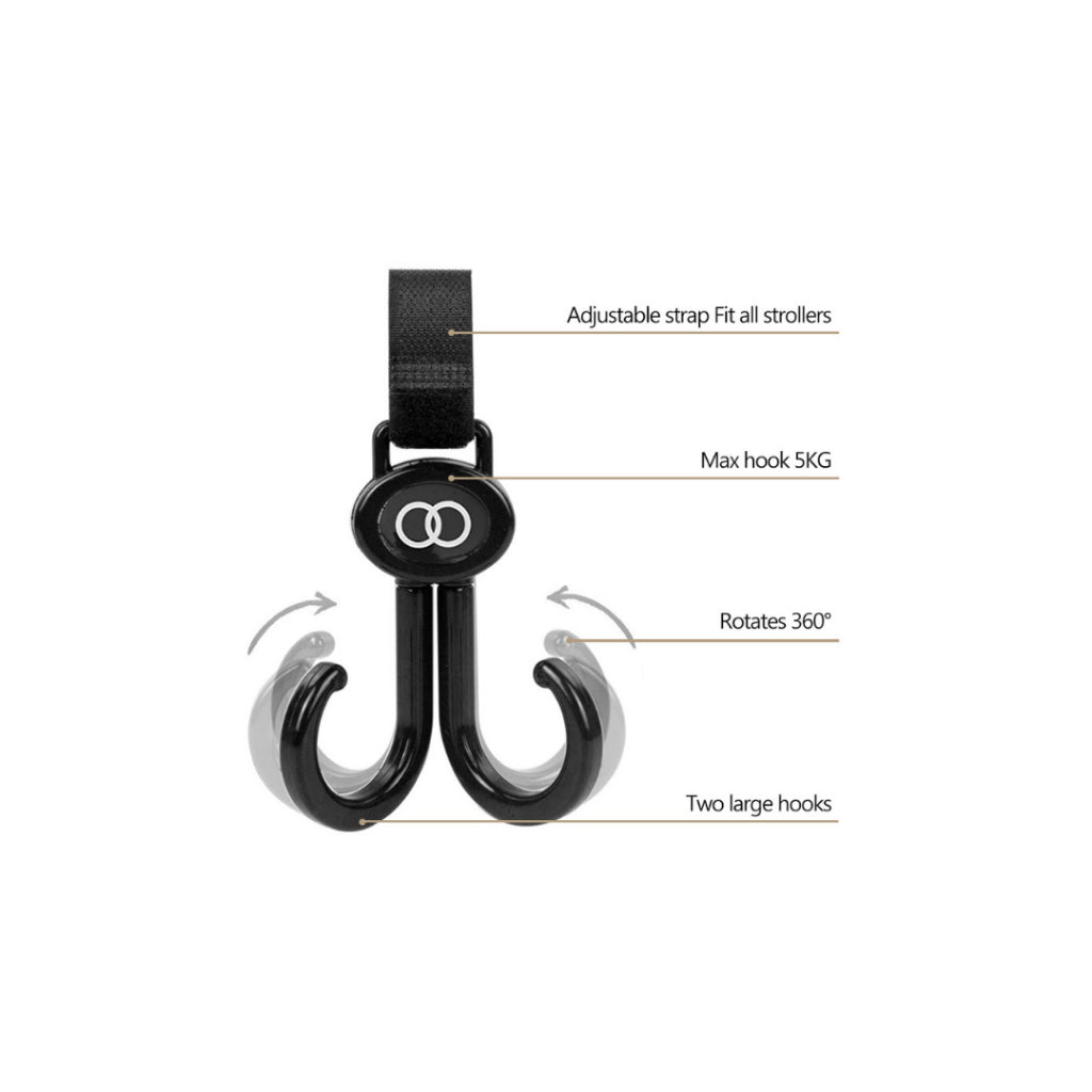 Koopers Stroller Universal 360 Hook (2pcs)