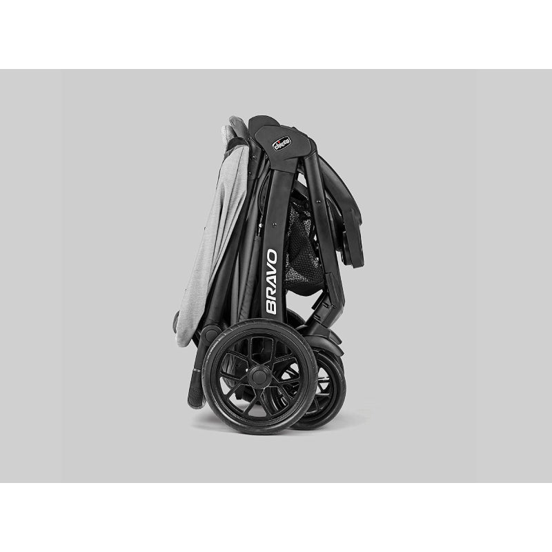 Chicco Bravo LE Trio Travel System with Baby Carrier (Driftwood)