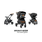 Chicco Bravo Primo Travel System with Keyfit 35 Baby Carrier | Full Size Baby Stroller