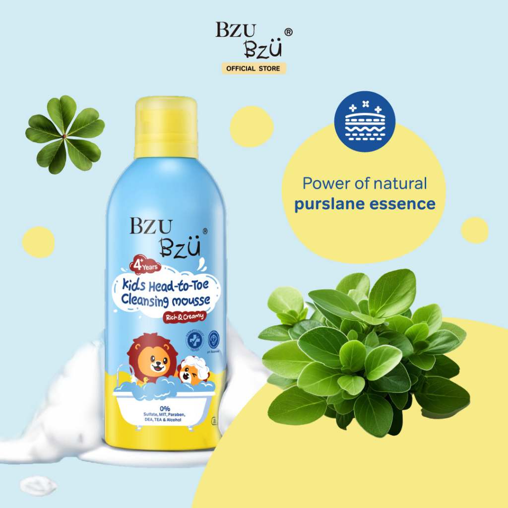 Bzu Bzu Kids Head To Toe Cleaning Mousse