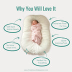 Finest Touch Duck Down & Kapok Infant Lounger