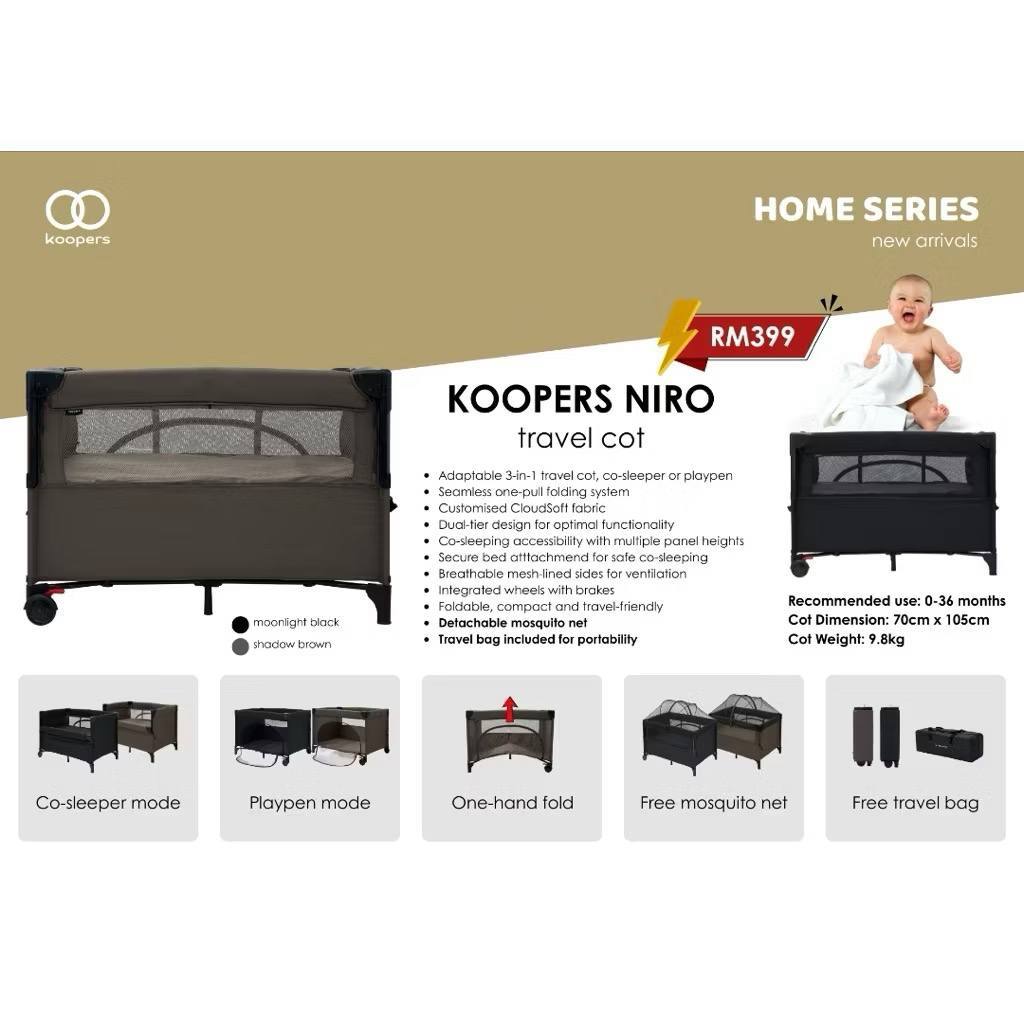 Koopers Niro Travel Cot