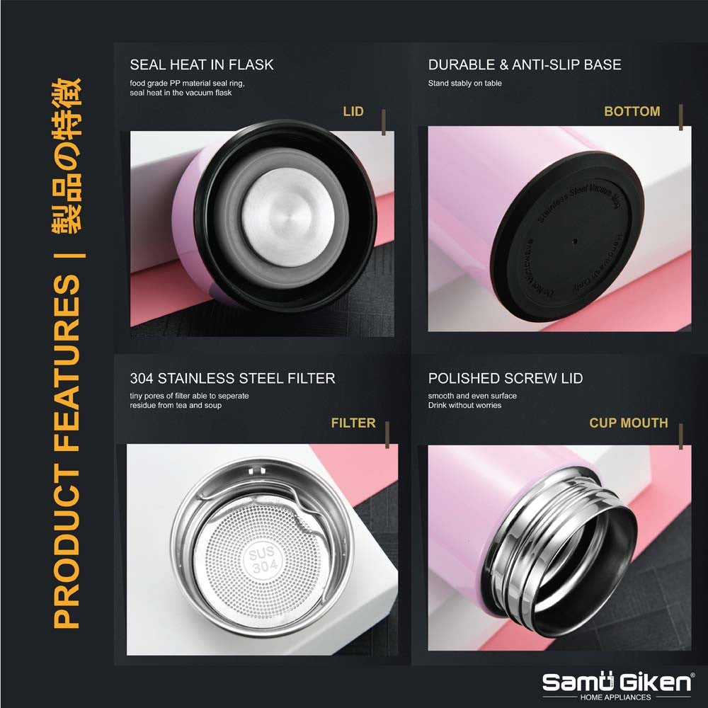 Samu Giken Smart Flusk with LED Temperature Display