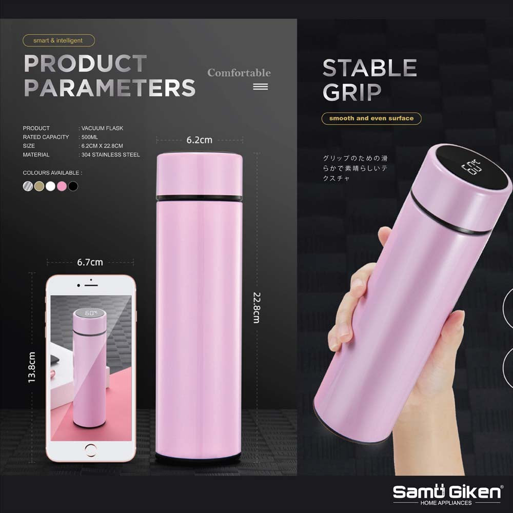 Samu Giken Smart Flusk with LED Temperature Display