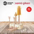 Samu Giken Travel Easy To Carry Bottle Brush Set Bear