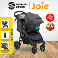 Joie Litetrax 4 Travel System Stroller and Baby Carrier - Pebble