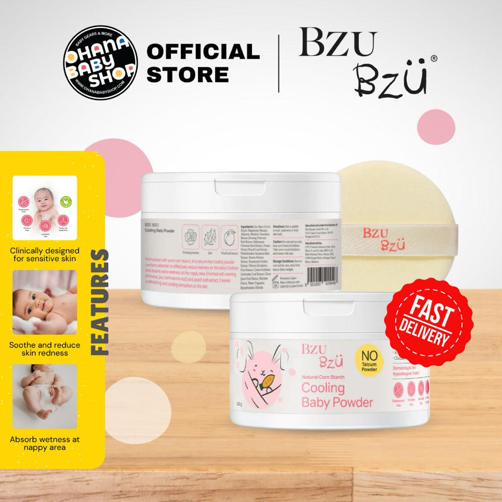 BZU BZU Cooling Baby Powder with Puff