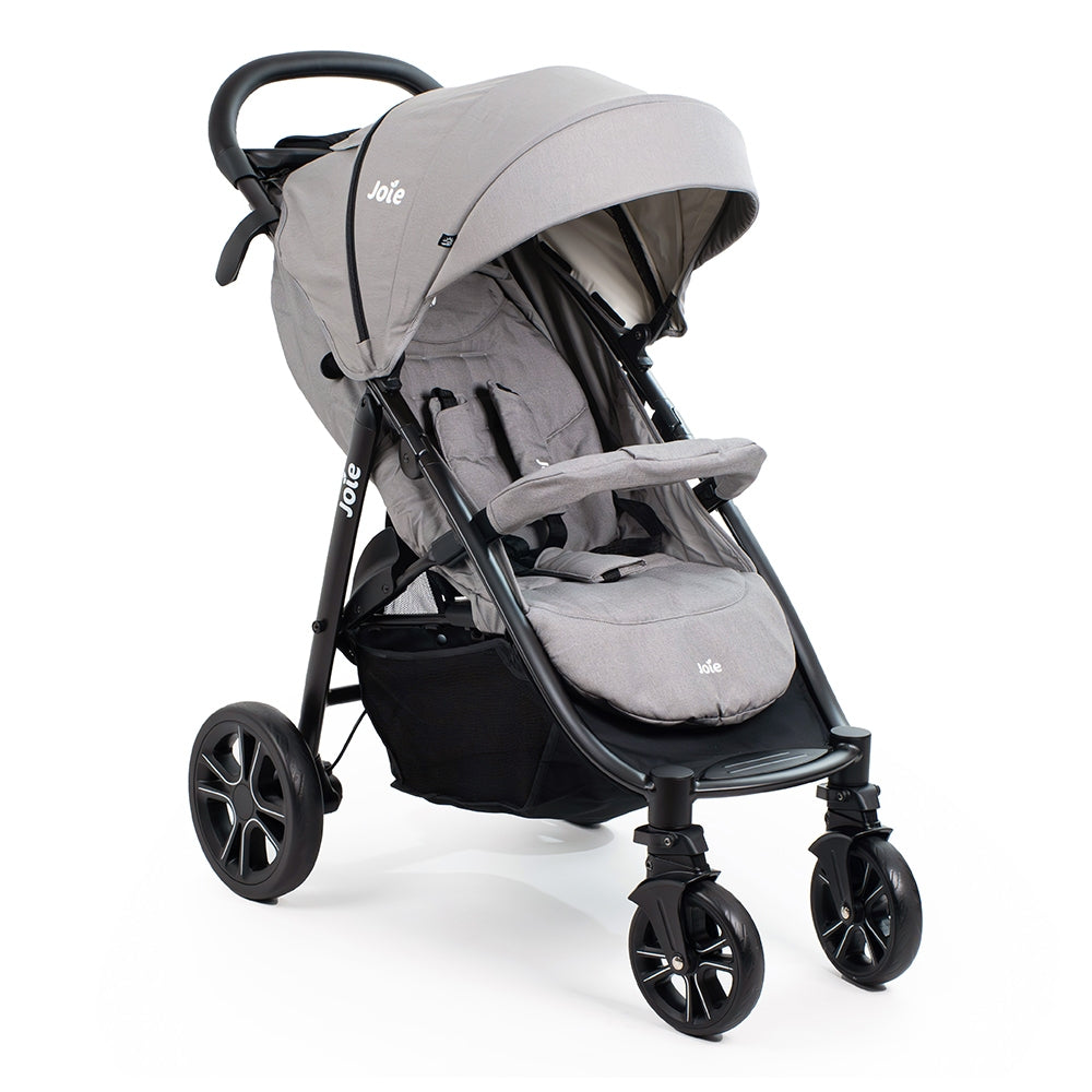 Joie Litetrax 4 Travel System Stroller and Baby Carrier - Pebble