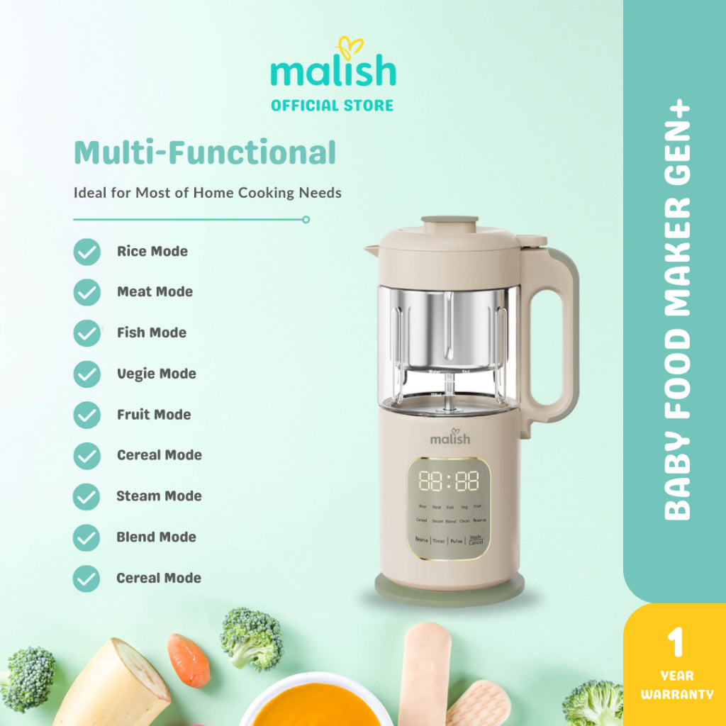 Malish Baby Food Maker Gen Plus
