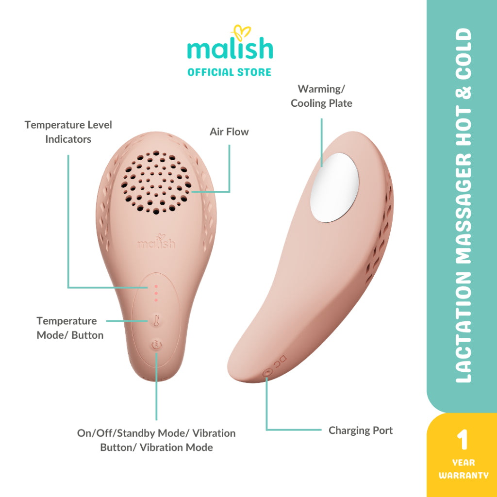 Malish Lactation Massager Hot and Cold