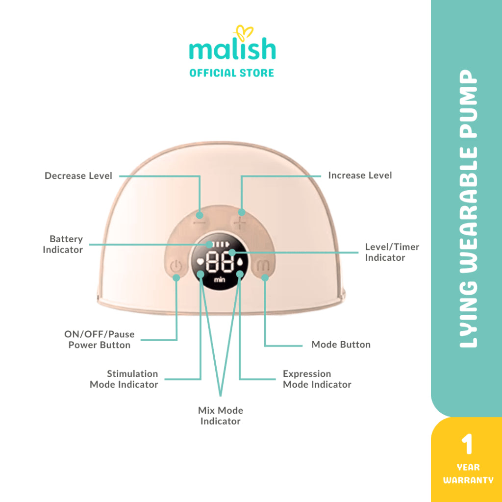 Malish Lying Wearable Breastpump